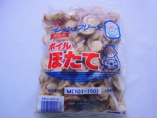 国産ベビー帆立（生食用）100/150粒のサムネイル